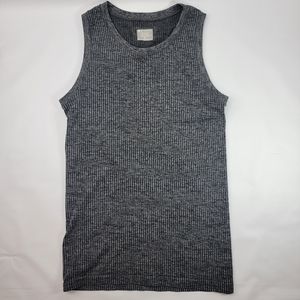 Athleta Dark Heathered Grey Stretchy Tank Top, Like New, Size Medium